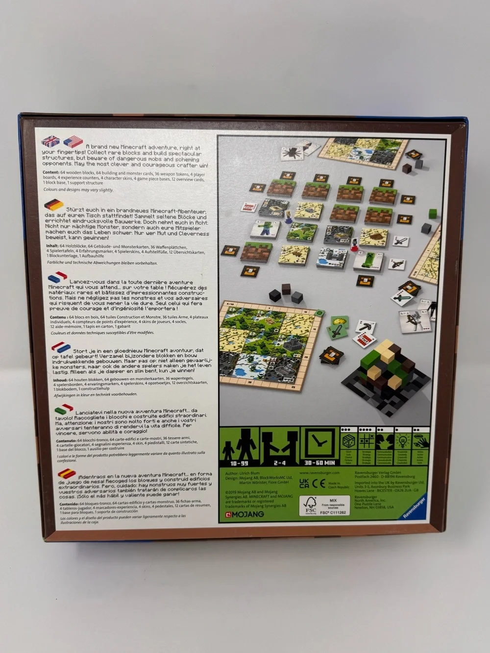 Ravensburger Minecraft: Builders & Biomes Strategy Board Game